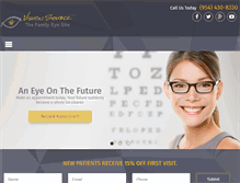 Tablet Screenshot of familyeyesite.com